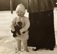 Private Listing for JOJODream (RPPC"Mother & Junior" Boy w/Stuffed Bear Toy)