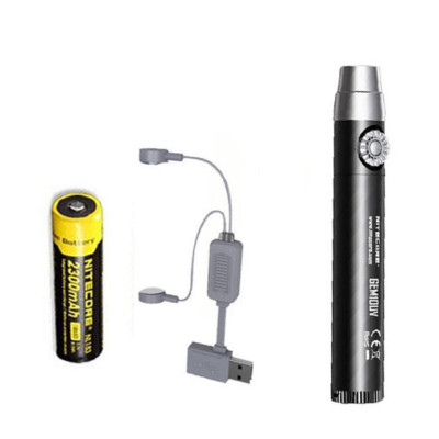 Nitcore GEM10UV GEM IDENTIFICATION Flashlight w/NL183 Battery + A1 Charger