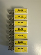 Lot of 7 USED: Balun BNC Male RJ11/12 or Twisted Pair item 187