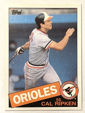 HALL OF FAMER CAL RIPKEN JR Baltimore Orioles 1985 Topps Baseball Card #30
