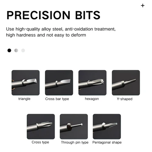 Juego de mini destornilladores de precisión 25 en 1 herramientas de reparación teléfono gafas reloj computadora portátil - Imagen 7 de 15
