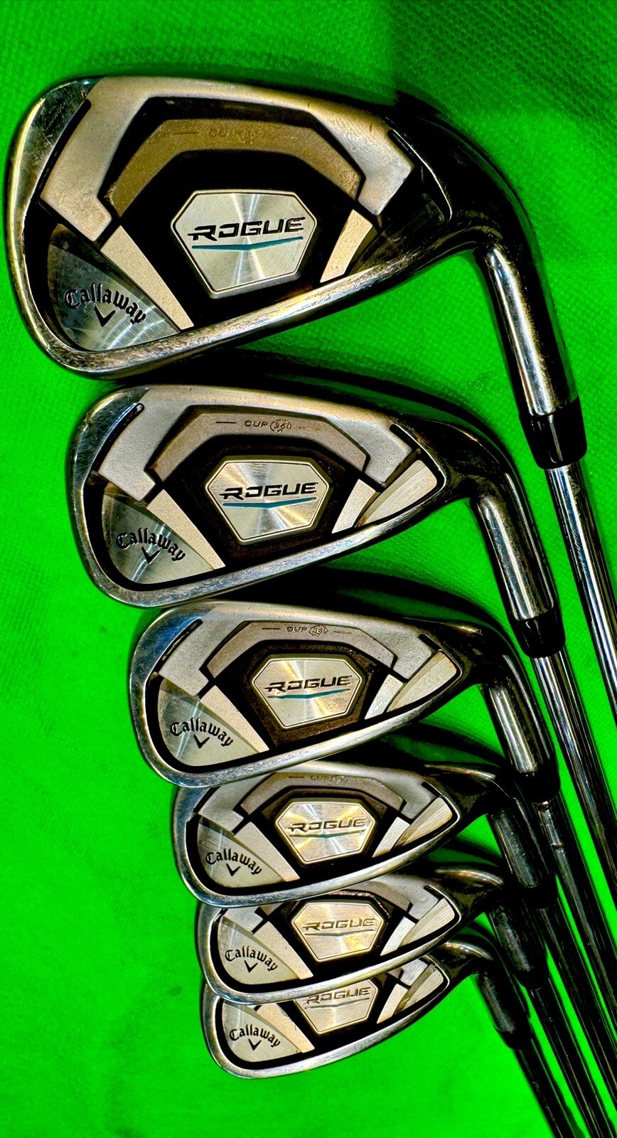 CALLAWAY ROGUE IRONS GOLF CLUBS GAME IMPROVEMENT IRONS 24 HOUR DELIVERY