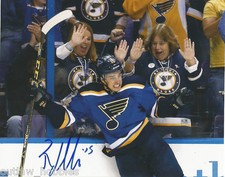 St Louis Blues Robby Fabbri Autographed Signed 8x10 Photo COA TWO
