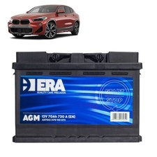 Batteria 70Ah A.G.M. per BMW X2 1.8 2.0 benzina 16 18 20 25 d gasolio 2017+