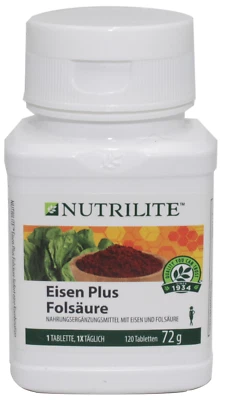 Nutrilite Amway Eisen Plus Folsäure