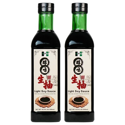 NPG Premium Light and Dark Soy Sauce Set 16.9 FL Oz