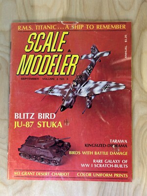 Scale Modeler, September 1968, Volume 3, Number 3 - Titanic, fighters, beachhead