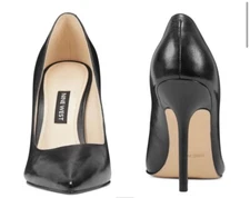 nine west black pumps