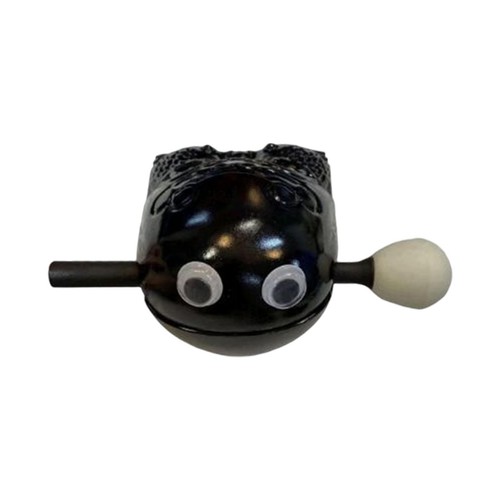 Bloque de templo de peces de madera tambor zen ojos pequeños budista zen instrumentos de tambor calmante - Imagen 14 de 15