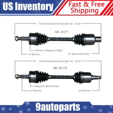 Fits 2007 2008 2009 2010 2011-2015 Dodge Charger 2pc AWD Front CV Axle CV Joint