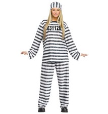 Jailhouse Honey Inmate Convict Prisoner Adult Costume