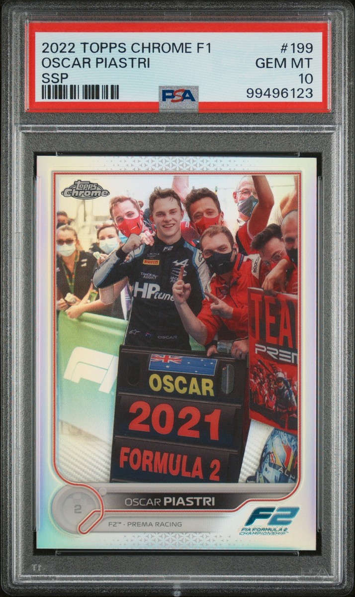 2022 TOPPS CHROME FORMULA 1 SSP #199 OSCAR PIASTRI PSA 10 | eBay