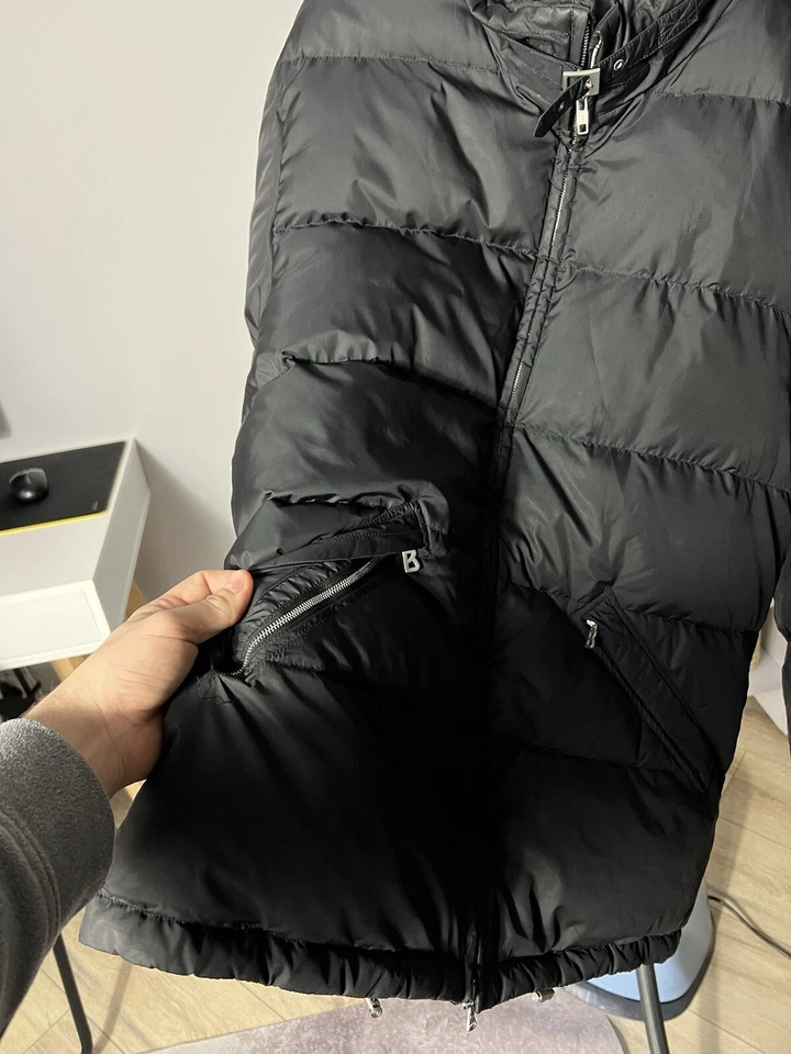 Vintage Bogner Ski Puffer Experience Down Jacket Negro Talla 52 L-XL - Imagen 3 de 4