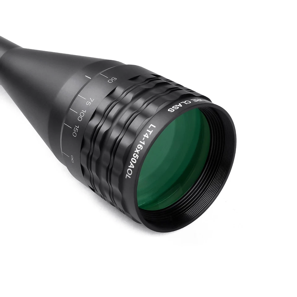 Sniper 4-16x50 Hunting Rifle Scope Illuminated Red, Green,Blue Mil-Dot Reticle - Image 4 of 4