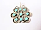 Pendant Silver 925 with Turquoise, 1.94g