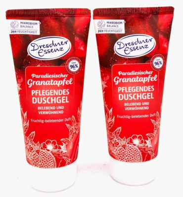 2er Pack Dresdner Essenz Duschgel Paradiesischer Granatapfel 2x 200ml