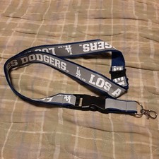 LOS ANGELES DODGERS REFLECTIVE TEAM COLOR 24"x 1" Lanyard w/Detachable Buckle