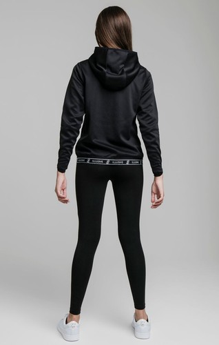 Illusive London Girls Black Luxe Track Jacket 13-14 Years - Picture 5 of 5