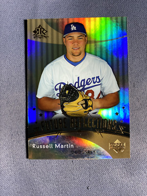 2005 Upper Deck Reflections- Future Reflections Turquoise #271 Russell Martin