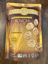 Drizzilicious Mini Rice Cakes French Toast Bites 113g Bag USA Import