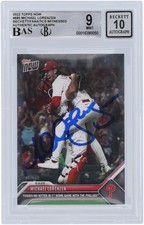 Michael Lorenzen Phillies Signed 2023 Topps Now Tosses No Hitter #685 BAS 9/10
