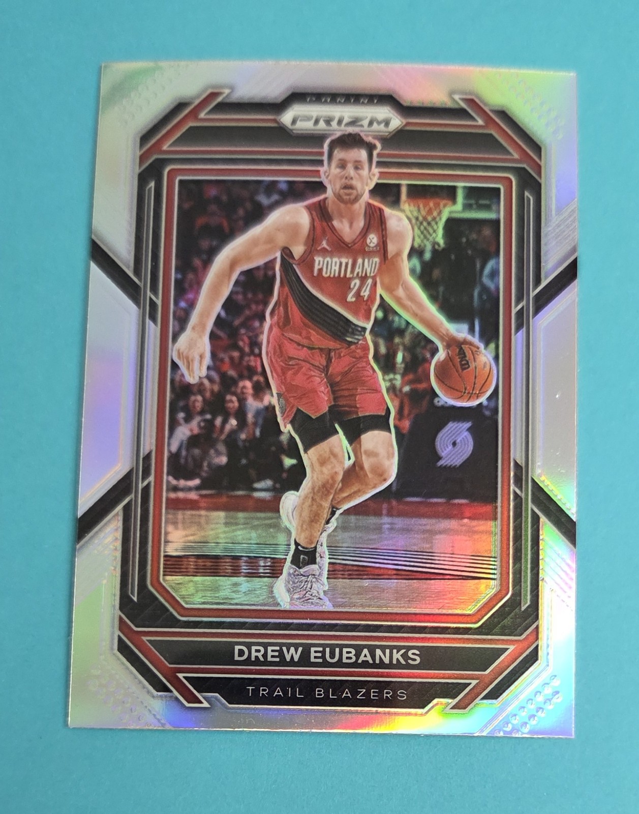 2022-23 Panini Prizm Silver #49 Drew Eubanks Portland BASKETBALL Card 5C