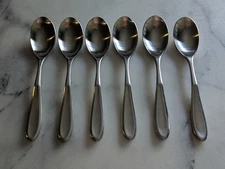 Retroneu Contour Tivoli Set of 6 Soup Spoons 18/10 China