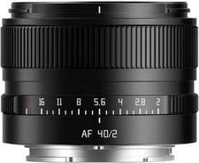 TTArtisan 40mm F2.0 AF Full Frame Auto Focus Prime Lens for Sony E-mount Cameras
