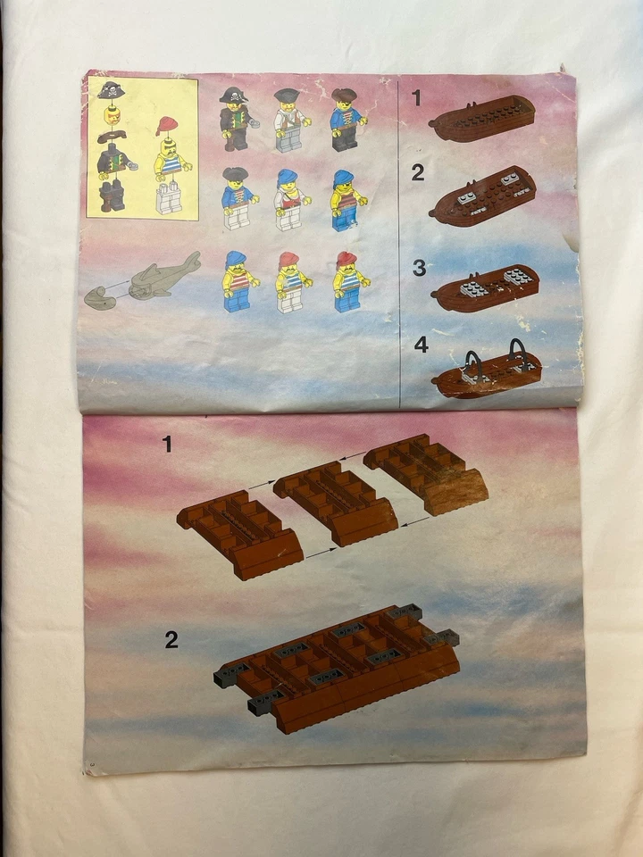Lego Pirates 6286 Skull's Eye Schooner INSTRUCTION BOOKLET -  (No LEGO No Box) - Image 3 of 4