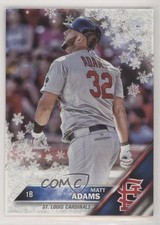 2016 Topps Holiday Metallic Snowflake Matt Adams #HMW88 0w8