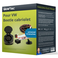 Faisceau universel 13 broches pour VW Beetle cabriolet, type 1Y7 TowTec NEUF
