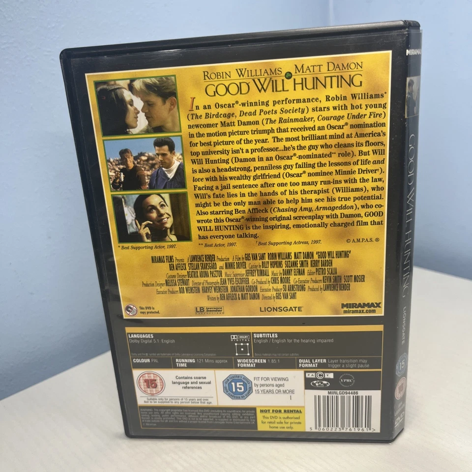 Good Will Hunting (DVD, 2011) - Image 3 of 4