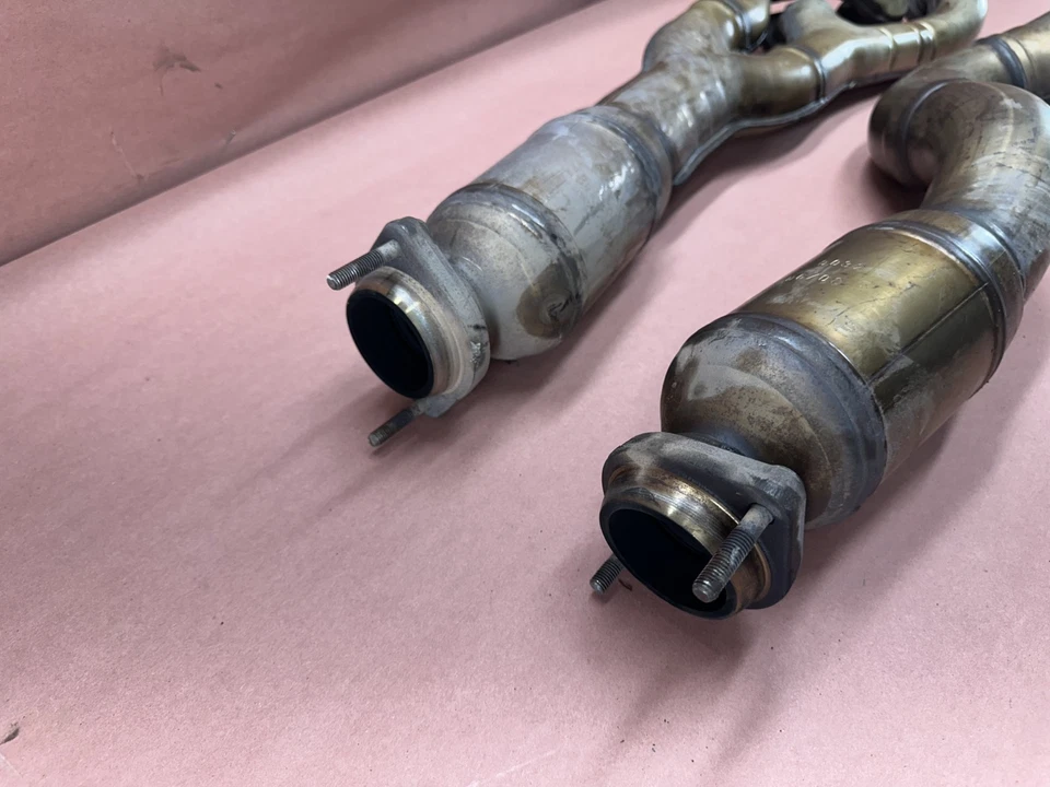 Juego de cabezales colector de escape motor delantero BMW E38 740IL 4,4 L M62 OEM 78 K millas Foto 2 de 4