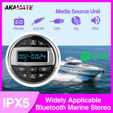 Boat Radio Media Player Marine Stereo MP3 Waterproof Bluetooth Audio Radio FM AM
