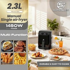 SUPERLEX 3-In-1 Air Fryer 2.3L, Multi-Function Cooking Oven With 30-Minute Timer