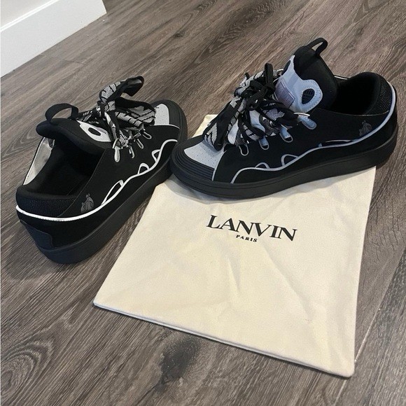 Reflective Lanvin Curb Smeakers