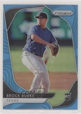 2020 Panini Prizm Tier II Mega Box Carolina Blue Prizm Brock Burke #195 6h5