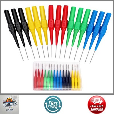 15pcs Back Probe Pins 0.7mm Wire Piercing Test Needles for Multimeter Car Tool