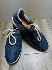 Olukai Mahiki Women  s Slippers Shoes navy puffy comfort moonlit ocean Size 11
