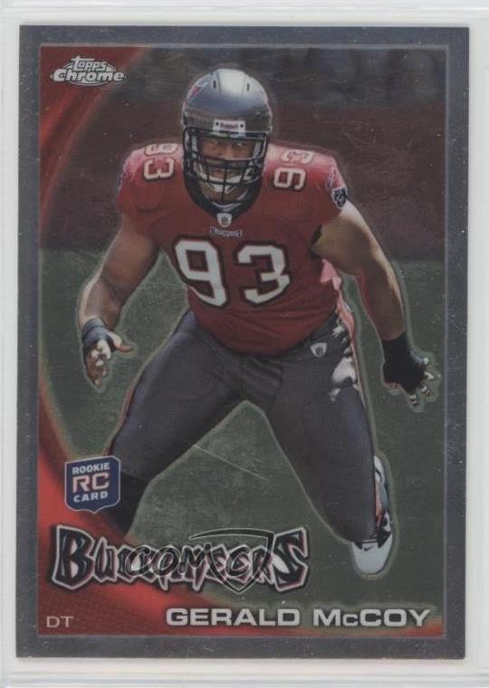 2010 Topps Chrome Gerald McCoy #C170 Rookie RC 1m7
