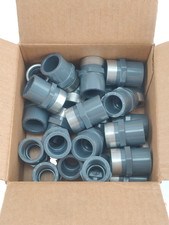 BOX OF 25 PCS Spears 835-005SR PVC Female Adapter 1/2" SCH 80 Socket x FNPT Gray