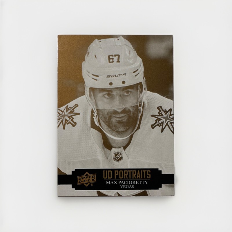 Upper Deck UD Portraits Insert Max Pacioretty Vegas Golden Knights 2021-22 #P-2