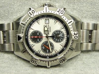 Mens SEIKO 7T62-0DC0 Chronograph Alarm Watch | eBay