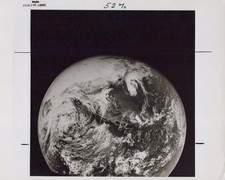 Apollo 16 Earth North America view 1972 - Original NASA Photo