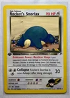 Rocket's Snorlax (1st Edition) 33/132 Gym Heroes Rare Vintage Raw - Pokemon TCG