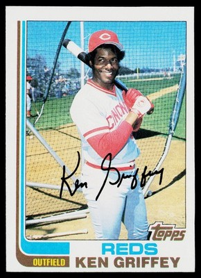 1982 Topps SET-BREAK #620 Ken Griffey EX or Better, (HUCK'S)