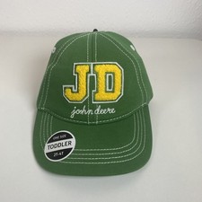 John Deere Baseball Hat Cap John Deere Green Yellow Toddler One Size 2T-4T New