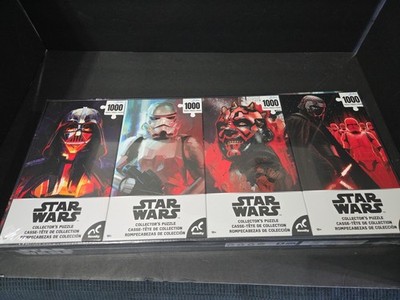 Disney Star Wars Novelty Puzzle 4x1000pc Villains Collectors Edition New Sealed