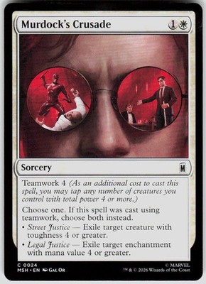 Murdock's Crusade 24 Marvel Super Heroes MTG