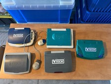 Lot of 5 Vintage Vtech Laptop Kids Learning Computers Whiz Kid Mouse Untested